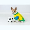 Parisian Pet 'Team Brazil' Dog & Cat Shirt – Embroidered Soccer Jersey, Comfortable & Stylish – Yellow Green - 4 of 4