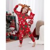 PATPAT Matching Family Christmas Onesie Pajamas C Holiday Hooded Jumpsuit Sleepwear PJs Couples Xmas Loungewear with Socks - 2 of 4