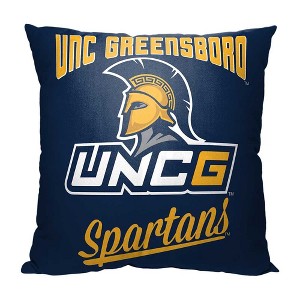 NCAA UNC Greensboro Spartans Alumni Throw Pillow 18x18 Inches - 1 of 2