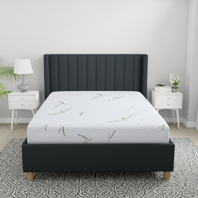 Vynxaria 10-Inch Dual Layer Memory Foam Mattress - Twin with Bamboo Infused Cover