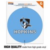 Johns Hopkins University Primary Logo Automotive Car Window Locker Circle Bumper Sticker - 3 of 4