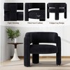Barrel Living Room Accent Chair, Upholstered Modern Side Armchair for Home, Bedroom - 4 of 4