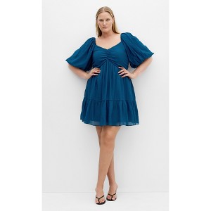 Women's Plus Size DRESS MARCY - Poseidon | CITY CHIC - 1 of 4