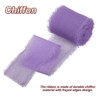 Unique Bargains Handmade Fringe DIY Decor Wedding Gift Wrapping Chiffon Ribbon 3 Rolls - 3 of 4