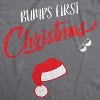 Bumps First Christmas Maternity Shirt Funny Merry Tee For New Pregnant Family - Crazy Dog Maternity T Shirt - 2 of 4