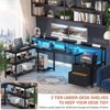 Aheaplus L-Shaped Computer Desk with Drawers and Monitor Shelf - 3 of 4