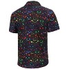 Coolmee Mens Halloween Christmas Shirts Funky Button Down Shirts Party Aloha Shirt Holiday Hawaiian Tops - 3 of 4