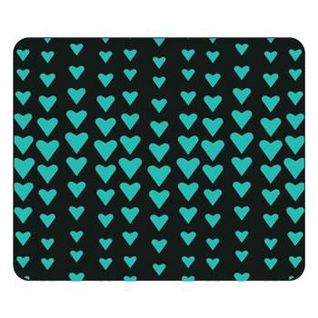 OTM Essentials Classic Prints Mouse Pad Falling Turquoise Hearts (731969582985)