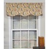 RLF Home Sail Away Provance 3" Rod Pocket Lining Luxurious and Elegant Window Treatment Valance 50" x 15" Beige - 2 of 4