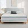 NicBex Twin Size 8 Inch Cool Gel Memory Foam and Innerspring Mattress for a Cool Sleep,Fiberglass Free,Medium Feel Mattresses,White+Green - 2 of 4