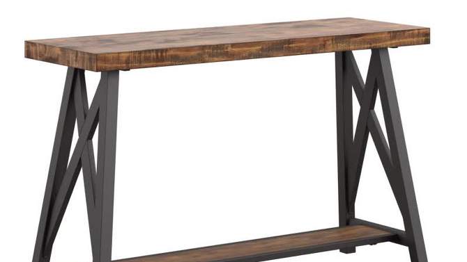 Lanshire Rustic Industrial Metal & Wood Entry Console Table - Inspire Q, 2 of 11, play video