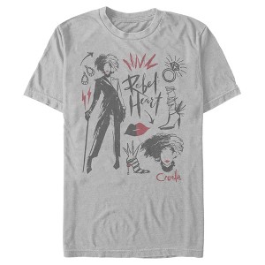 Men's Cruella Fashion Drawings T-Shirt - 1 of 4