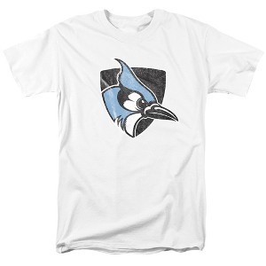 Men's Johns Hopkins University Official Distressed Primary Logo T-Shirt - 1 of 4