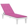 VidaXL Deck Chair Cushion Pink Oxford Fabric - 3 of 4