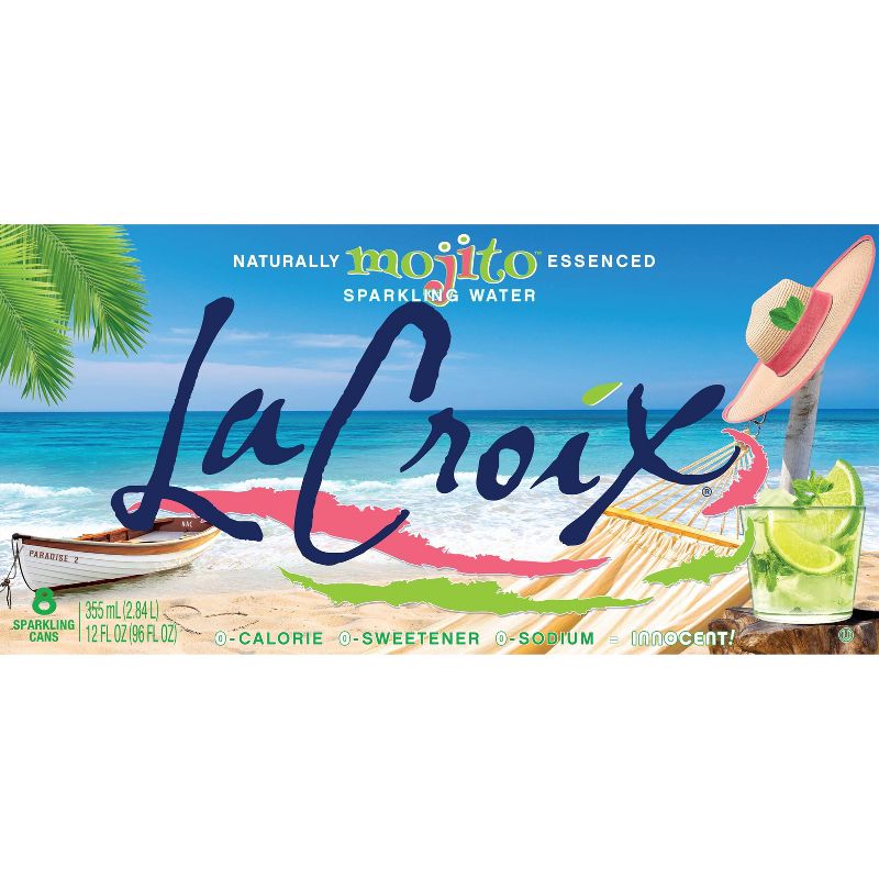 LaCroix Mojito Sparkling Water - 8pk/12 fl oz Cans, 5 of 8