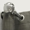 Thermaplus Patented Light Blocking Exclusive Curtain Rod Extendable Nickel - 2 of 4