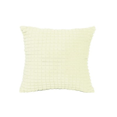 PiccoCasa Soft Warm Fluffy Plush Faux Fur Pillow Cover for Sofa Couch Bed 1 Pc