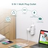 Itopfox Surge Protector Wall Outlet Extender with Rotating Plug, 6 AC Outlets & 3 USB Ports (2 USB C), 1800J, 3-Side Power Strip for Dorm Travel - 2 of 4