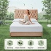 Aoibox King Mattress Protector 100% Waterproof Quilted Deep Pocket 8-21 Noiseless Anti-Slip Breathable Bamboo Rayon Cover - 2 of 4