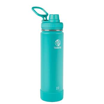 Takeya 22oz Actives Insulated Stainless Steel Water Bottle with Spout Lid - Teal