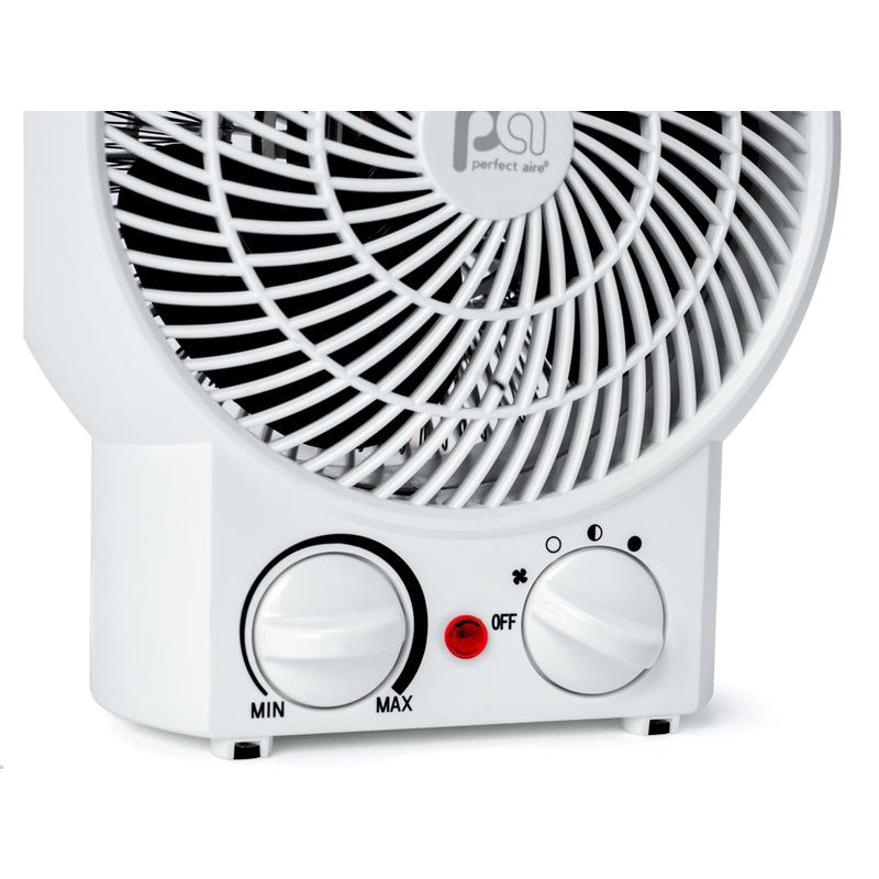 Perfect Aire 128 sq ft Electric Fan Forced Fan Heater 5120 BTU, 5 of 7