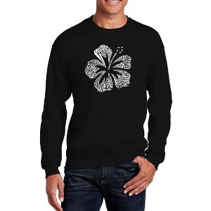 LA Pop Art Men's Word Art Crewneck Sweatshirt - Mahalo - 1 of 4