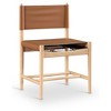 Meridian Furniture,Rawlins Vegan Leather Upholstered Dining Chair, Set of 2 - 2 of 4