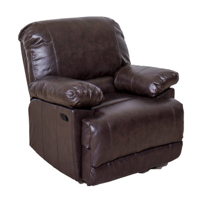 target leather recliner