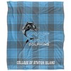 College Of Staten Island Campus Plaid Spirit Silky Touch Super Soft Throw Blanket 50x60 - 2 of 4