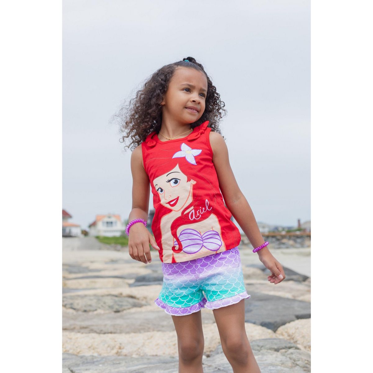 Disney Princess Toddler Girls' Sleeveless Tank Top Set - thumbnail 4