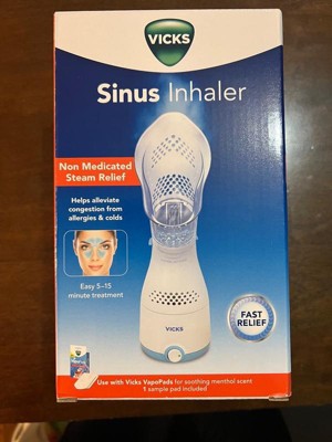 Vicks Personal Steam Inhaler With Variable Steam Control & Soft Mask ...