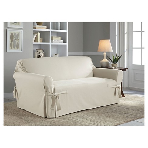 Relaxed Fit Duck Furniture Loveseat Slipcover Serta Target