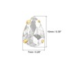 Unique Bargains Glass Craft Embellishments Flat Back Four Claws Teardrop Gems 20 Pcs - 2 of 4