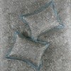 5 Piece Jacquard Bedspread Set with Throw Pillows Teal King - 2 of 4