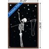 Trends International Skeleton Collecting Stars Framed Wall Poster Prints - 3 of 4