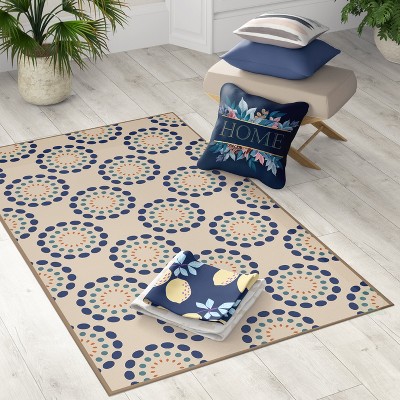 Deerlux Transitional Living Room Area Rug With Nonslip Backing