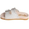 Women's Intertwine Dual Woven Strap Slide - Naughty Monkey - image 3 of 4