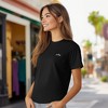 Dalix Salty Embroidery Cotton Tee Short Sleeve Casual Shirt Spring Summer Everyday Womens - 4 of 4