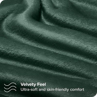 Forest Green Twin Microplush Deep Pocket Sheet Set