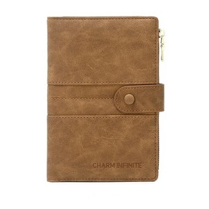 Clotth Travel Wallet - Slim RFID Blocking Passport Holder for Women & Men with Zipper Pocket & Card Slot,Fashionable & Easy-to-Use Organizer - 1 of 4