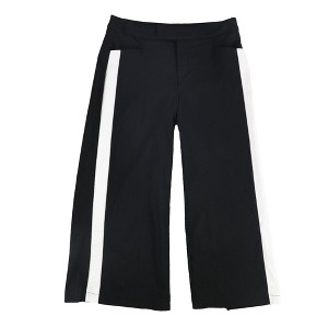 bar III Womens Racer-Stripe Casual Cropped Pants - 1 of 2