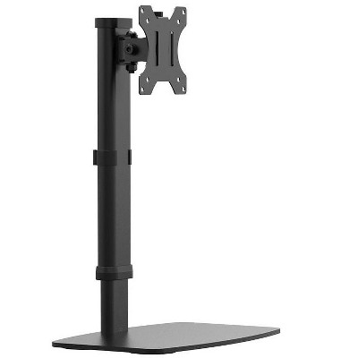 Black Adjustable Height Steel Standing Desk Converter