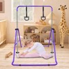Gulches Purple Multi-Functional Adjustable Height Children's Horizontal Gymnastic Bar With Bear Rings - 3 of 4