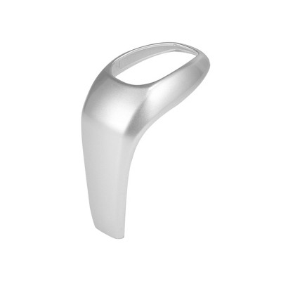 Unique Bargains Interior Gear Shift Knob Cover Sticker ABS Silver Tone for BMW X1 Silver Tone 1pc