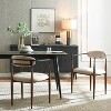 Christopher Knight Home Judith Upholstered Iron Dining Chair (Set of 2), Beige and Black and Gold - 2 of 4