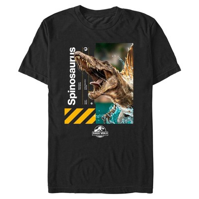 Men's Jurassic World: Rebirth Spinosaurus Portrait  T-Shirt - Black - 2X Large