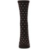 Memoi Women's Mini Dot Cashmere Crew Socks Black 9-11 - 2 of 4