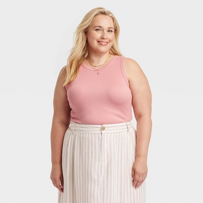 Women's Ribbed Tank Top - A New Day™