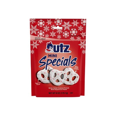 Utz White Chocolate Peppermint Mini Specials - 6oz