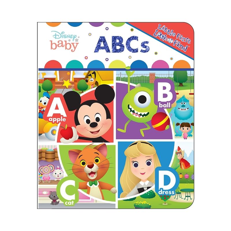 Disney Baby: ABCs Little First Look and Find - by  Pi Kids (Board Book), 1 of 2